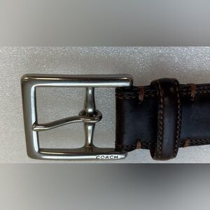 Coach Square Roller Buckle Belt